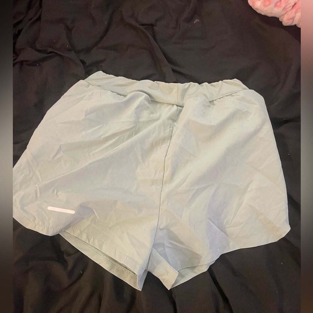 Mint green shorts